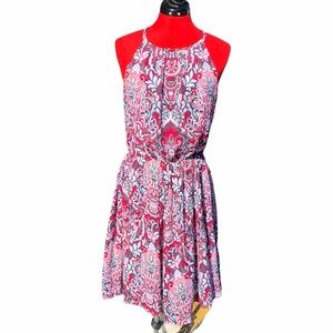 Banana Republic Halter Dress Floral Size S
